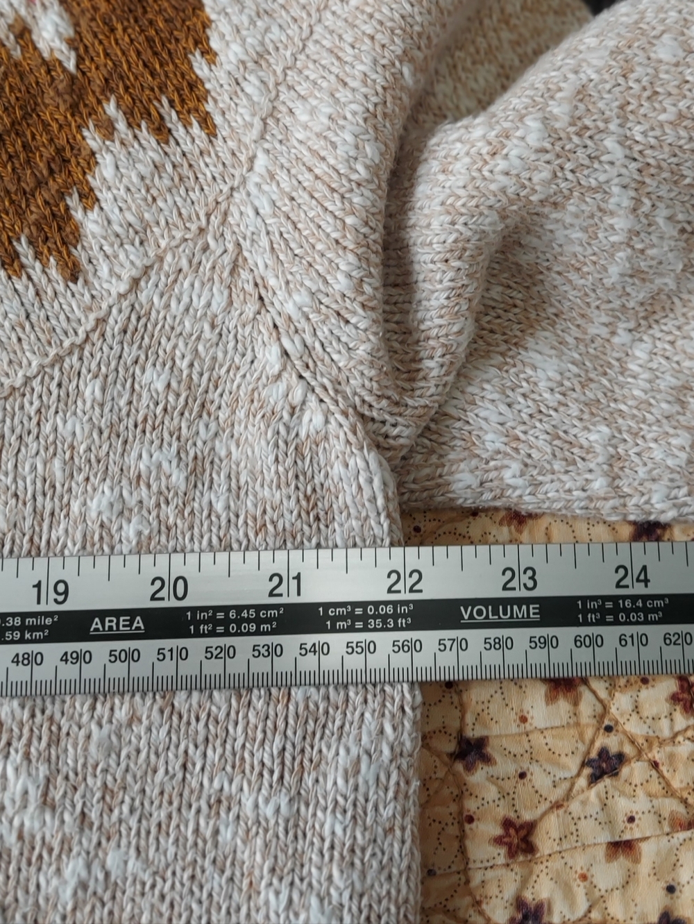 L.L. Bean Plus Size 1X Cozy Nordic  Fair Isle - Picture 5 of 6
